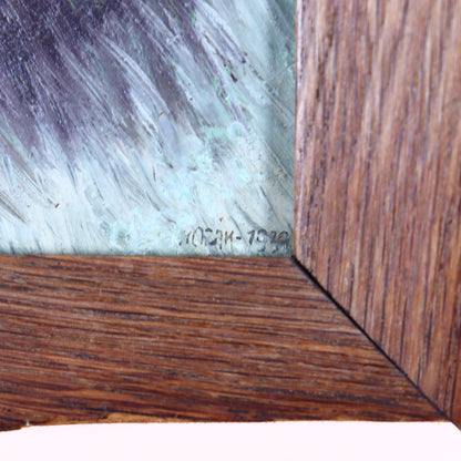 Small Painting on Board – Hunting Dog