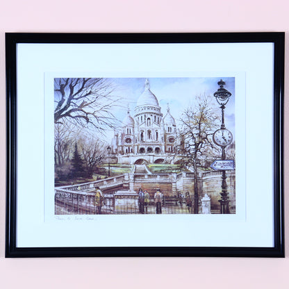 Framed Print – Sacré‑Cœur, Paris by Brunet