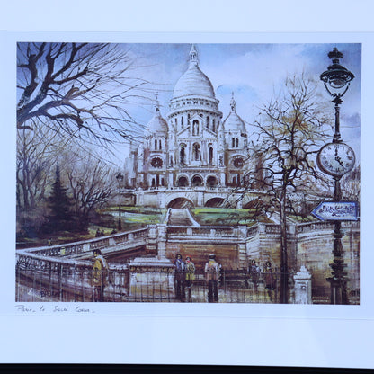 Framed Print – Sacré‑Cœur, Paris by Brunet