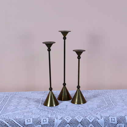 Set of Brass Candlesticks