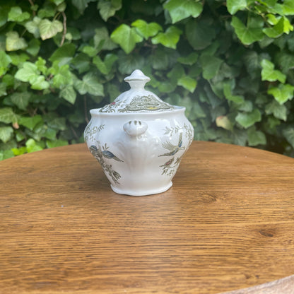 Ceramic Sugar Bowl – Windsor Green Pattern