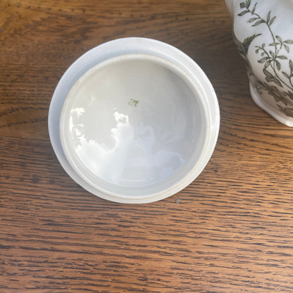 Ceramic Sugar Bowl – Windsor Green Pattern