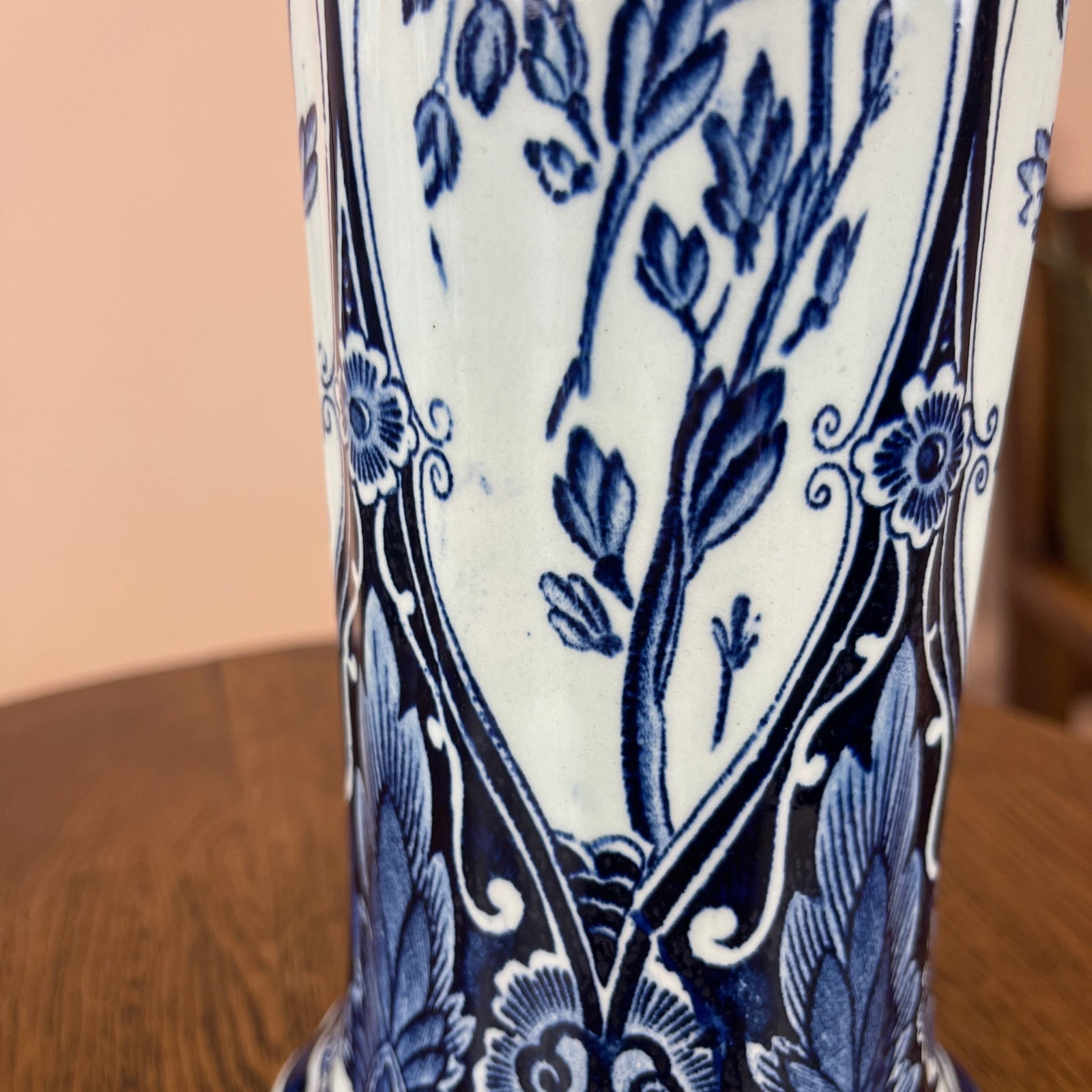 Delft Blue Baluster Vase 