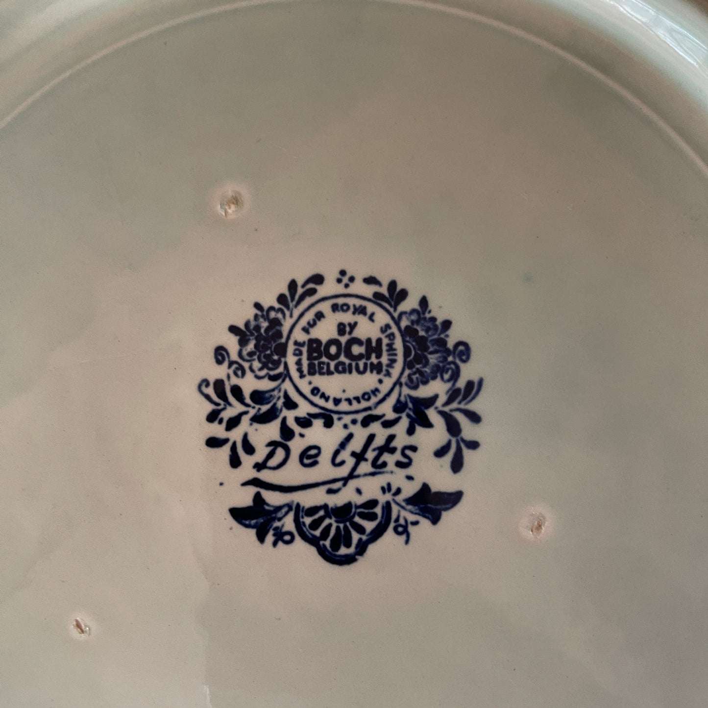 Boch Belgium Delfts logo on a white background