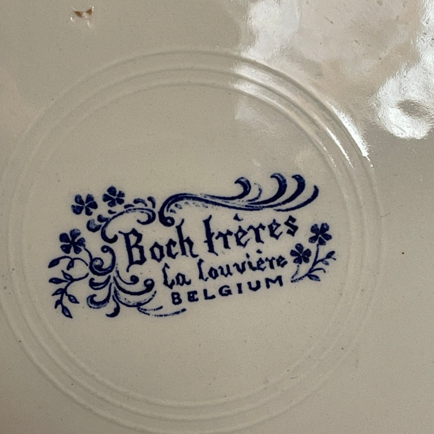 Blue decorative text on a white background